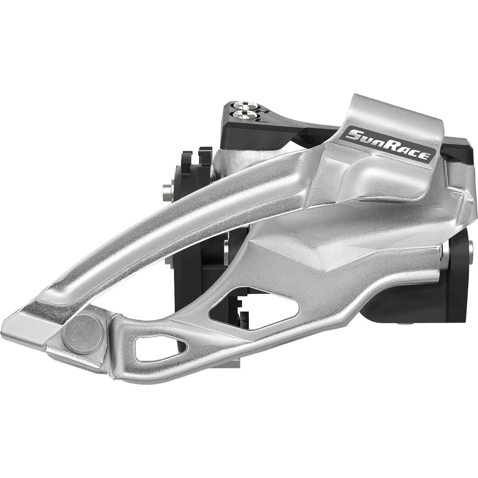 SunRace Vorderer Umwerfer niedriger Kragen Ms66 Unisex, schwarz, 7/8sp