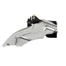 SunRace Vorne Schaltwerk Ober-/Unterzug mit niedrigem Hals D34.9/31.8/28.6 M924 Unisex, silber, 3 x 9sp