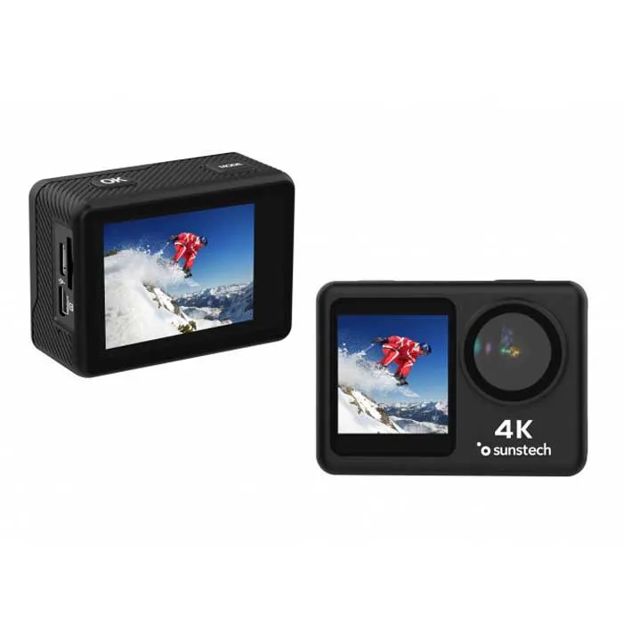 Sunstech Wifi 4k Action-kamera, Black, One Size