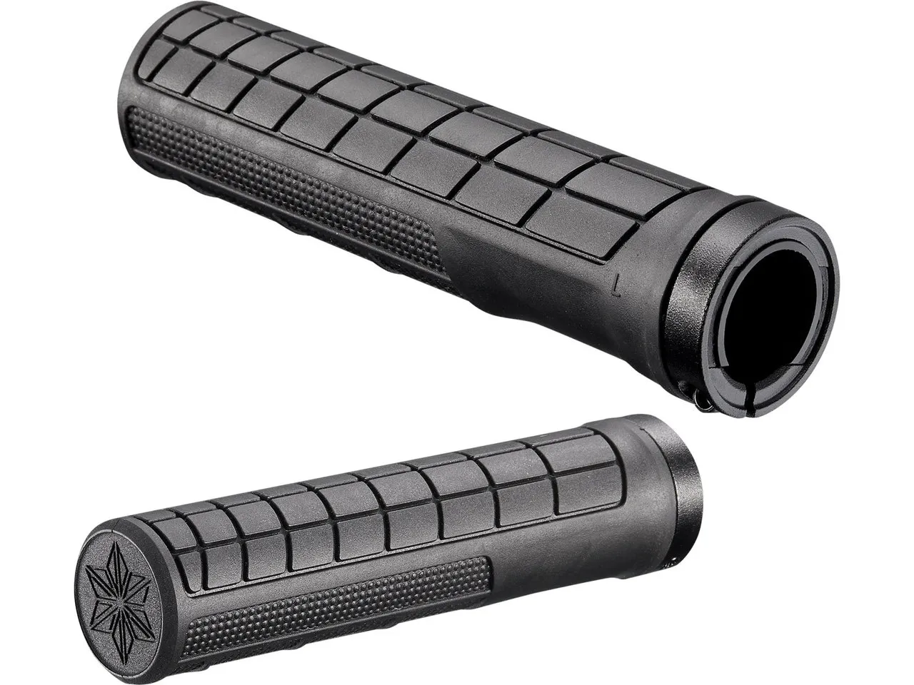 Supacaz eGrip Lock-On Lenkergriffe, Black, One Size