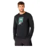 Jet black / balsam green / feather grey