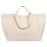 super.natural Arabasque Logo Tasche, Natural white