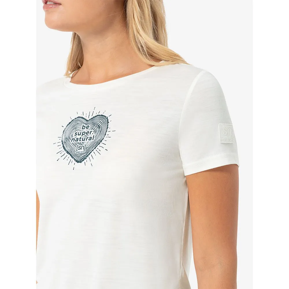 super.natural Bio Heartwood Kurzarm-t-shirt