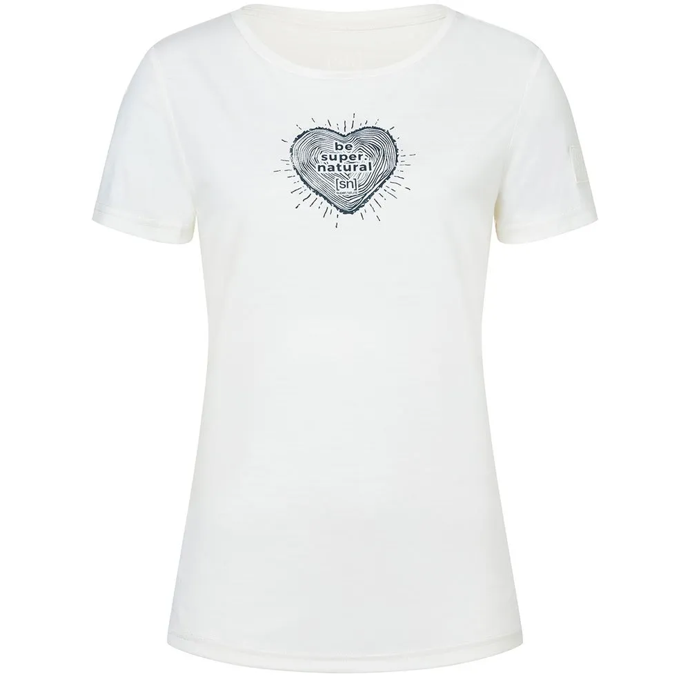 super.natural Bio Heartwood Kurzarm-t-shirt