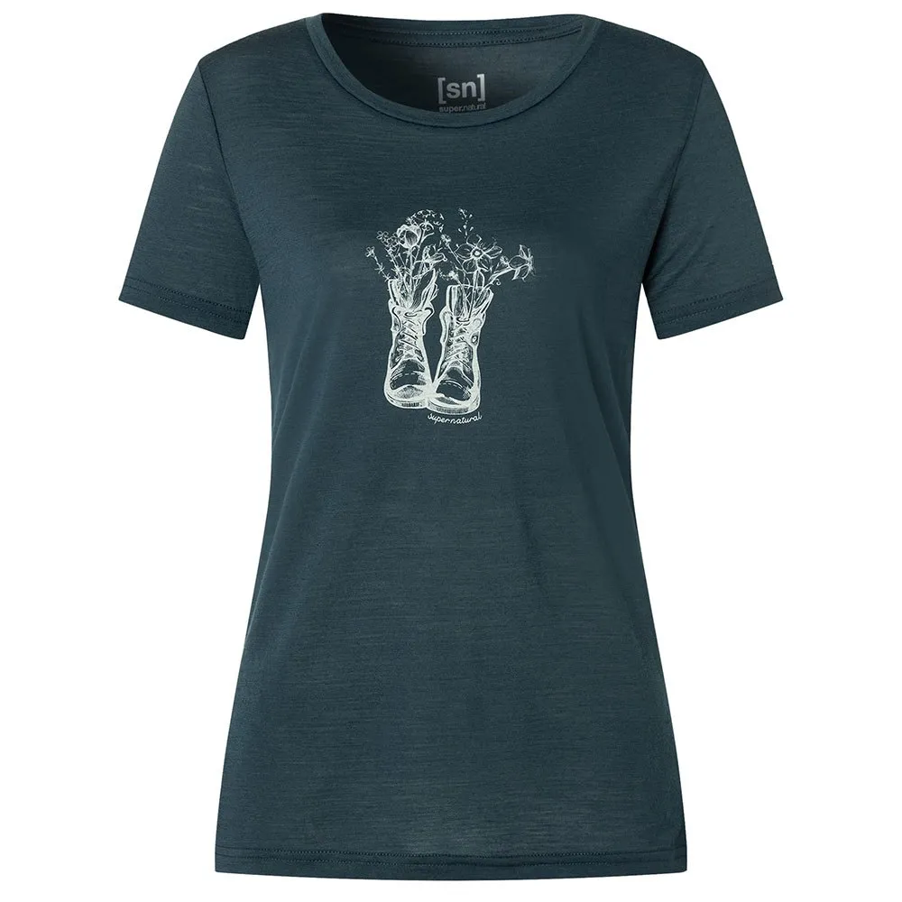 super.natural Flower Boots Kurzarm-t-shirt super.natural Flower Boots Kurzarm-t-shirt