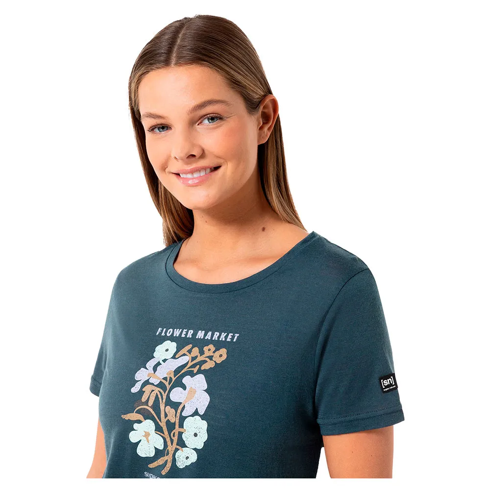 super.natural Flower Market Kurzarm-t-shirt