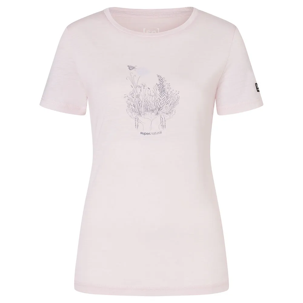 super.natural Flowerhands Kurzarm-t-shirt super.natural Flowerhands Kurzarm-t-shirt