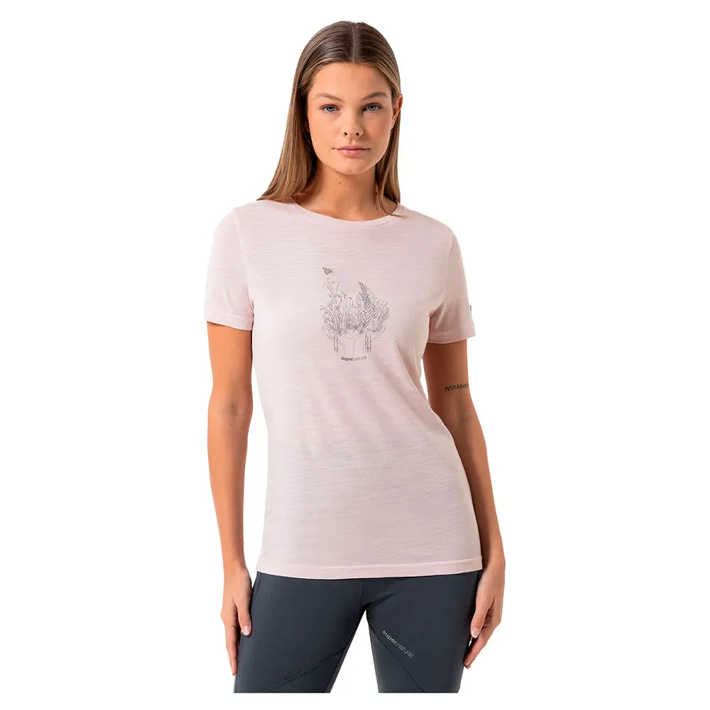 super.natural Flowerhands Kurzarm-t-shirt super.natural Flowerhands Kurzarm-t-shirt