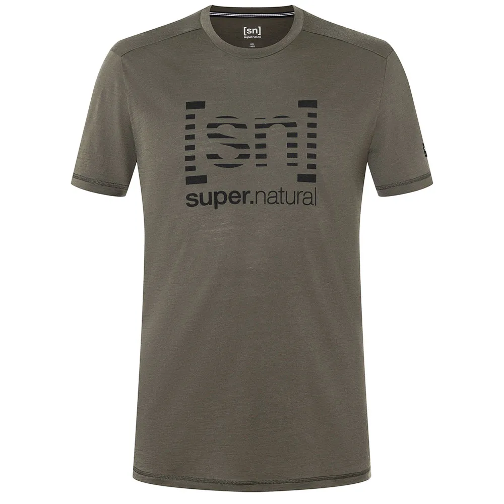super.natural Grid Logo Kurzarm-t-shirt