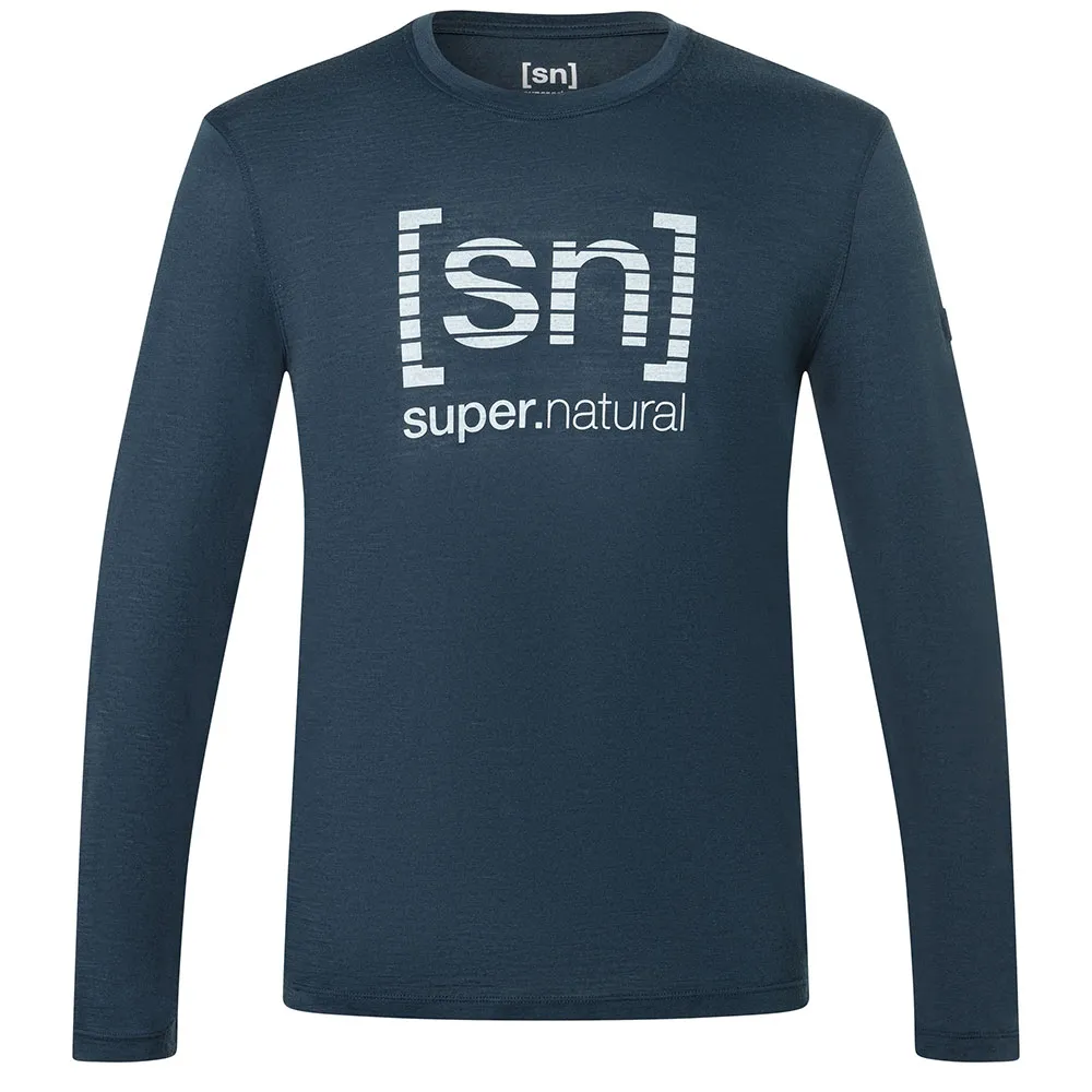 super.natural Grid Logo Langarm-t-shirt super.natural Grid Logo Langarm-t-shirt