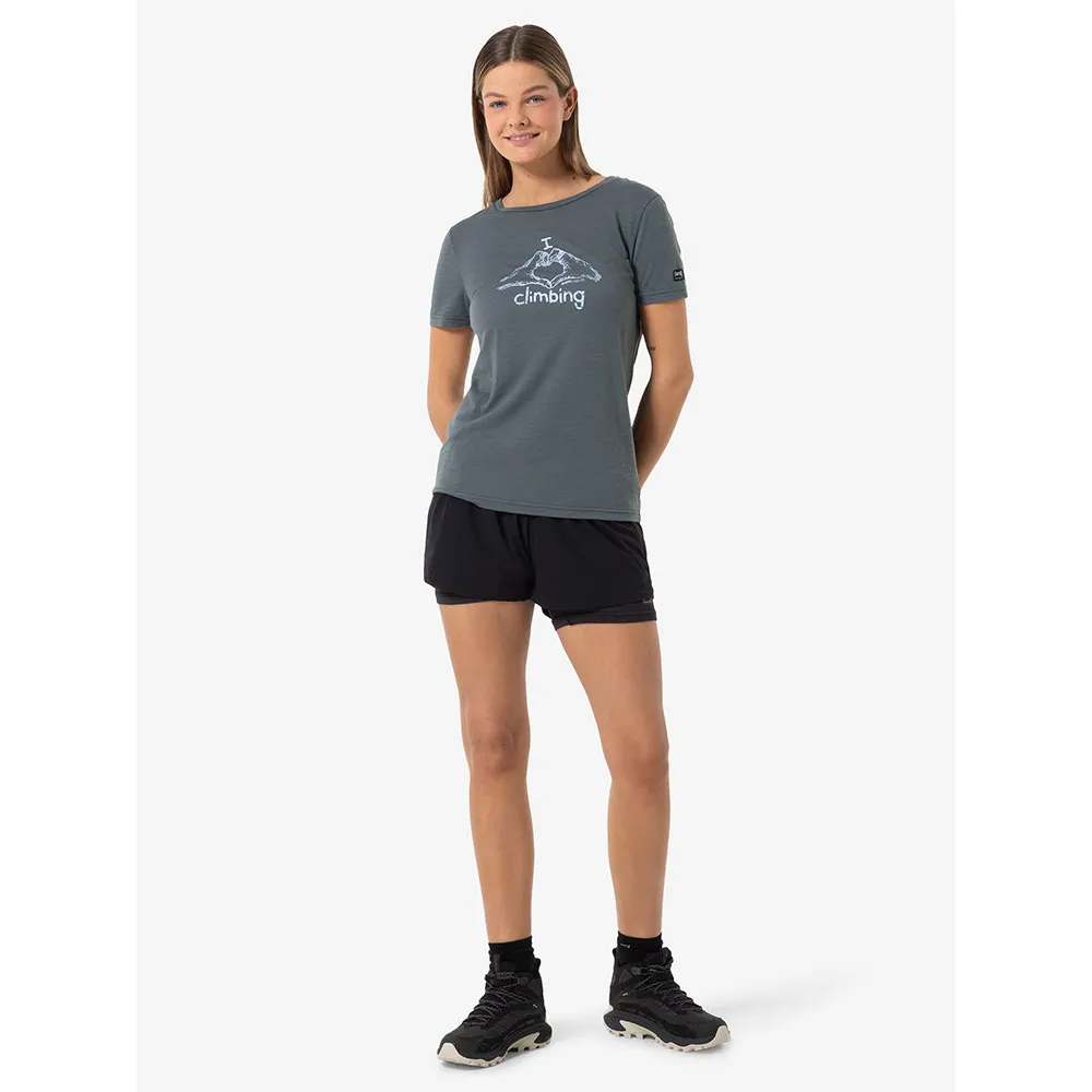 super.natural I Love Climbing Kurzarm-t-shirt super.natural I Love Climbing Kurzarm-t-shirt