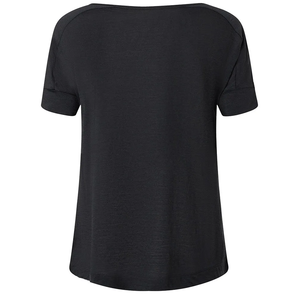 super.natural Isla Kurzarm-t-shirt, Jet black super.natural Isla Kurzarm-t-shirt, Jet black