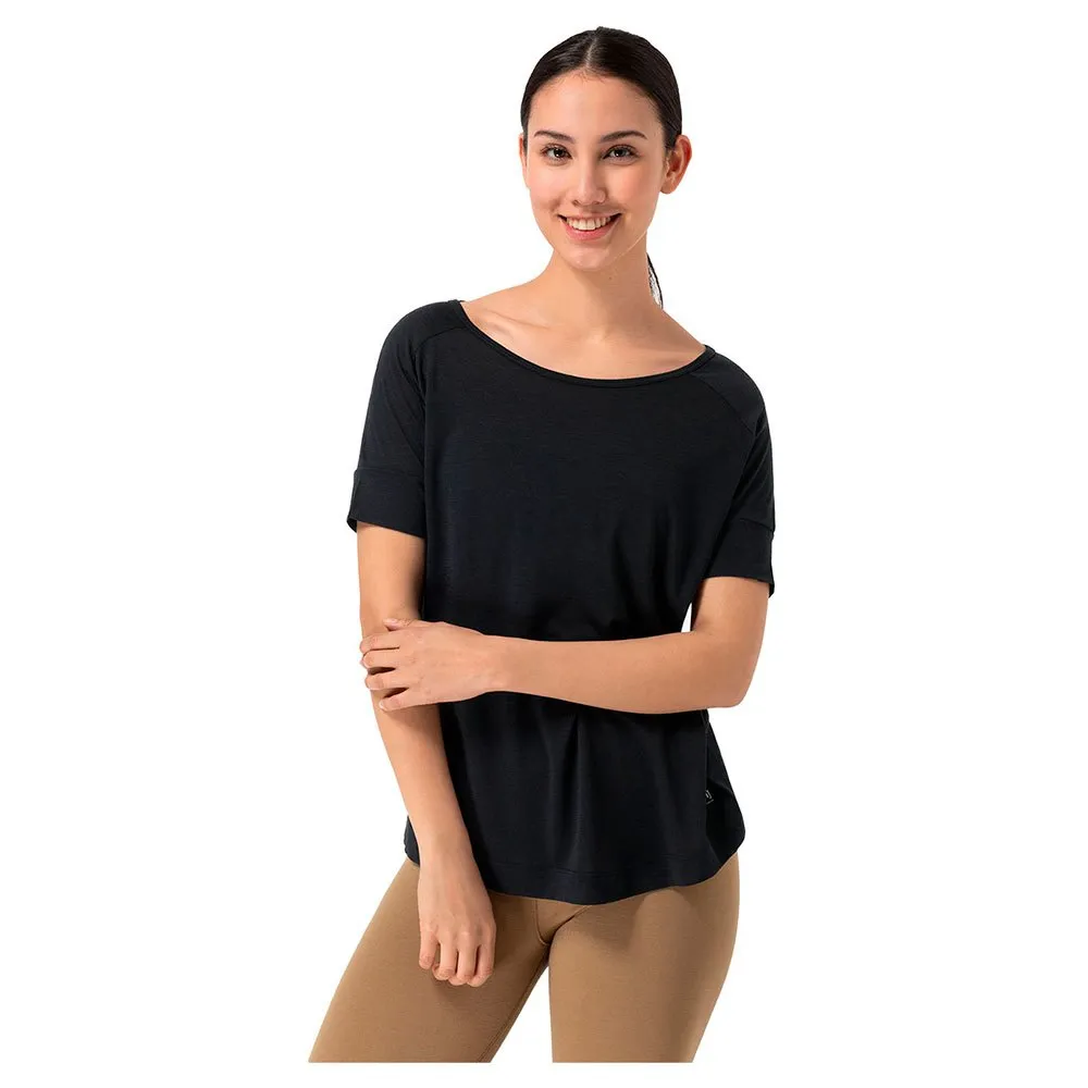 super.natural Isla Kurzarm-t-shirt, Jet black super.natural Isla Kurzarm-t-shirt, Jet black