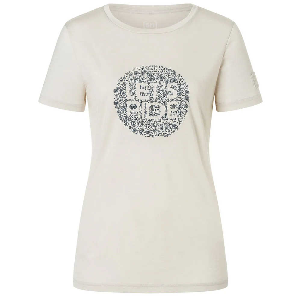 super.natural Let´s Ride Bio Kurzarm-t-shirt super.natural Let´s Ride Bio Kurzarm-t-shirt