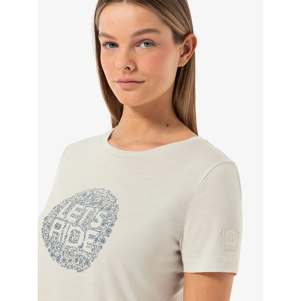 super.natural Let´s Ride Bio Kurzarm-t-shirt super.natural Let´s Ride Bio Kurzarm-t-shirt