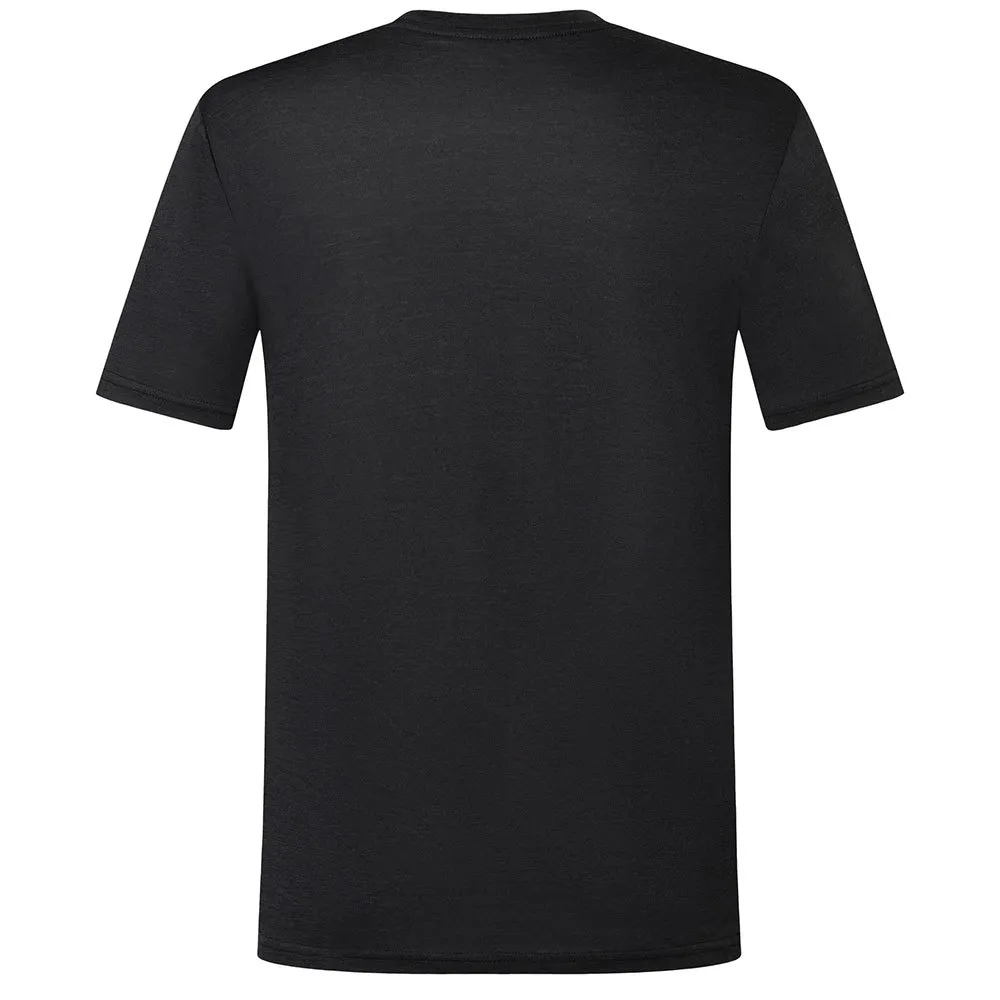 super.natural Little Flear Kurzarm-t-shirt, Jet black / vapor grey
