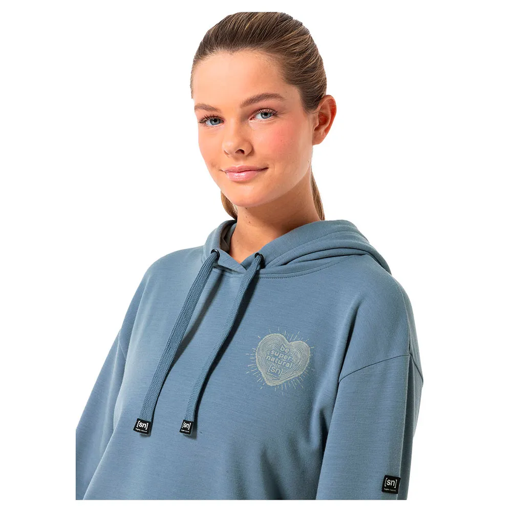 super.natural Little Heartwood Kapuzenpullover