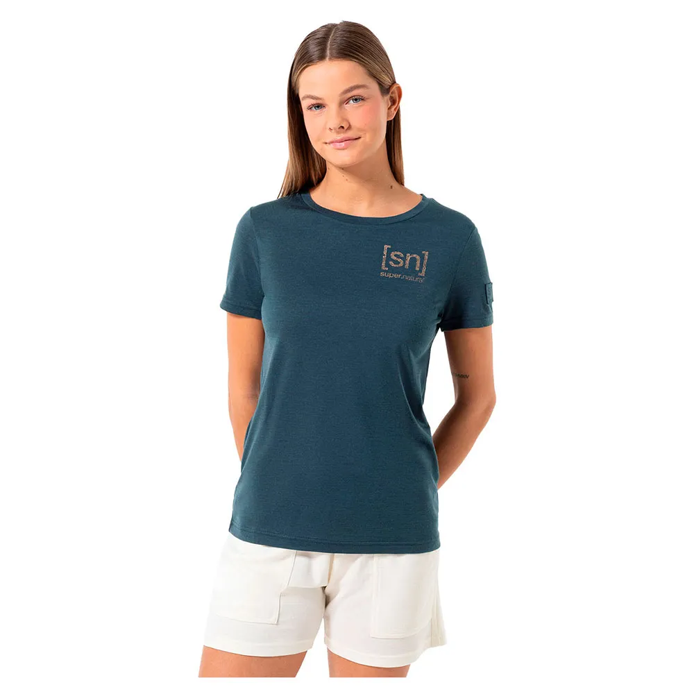 super.natural Logo Lines Bio Kurzarm-t-shirt super.natural Logo Lines Bio Kurzarm-t-shirt