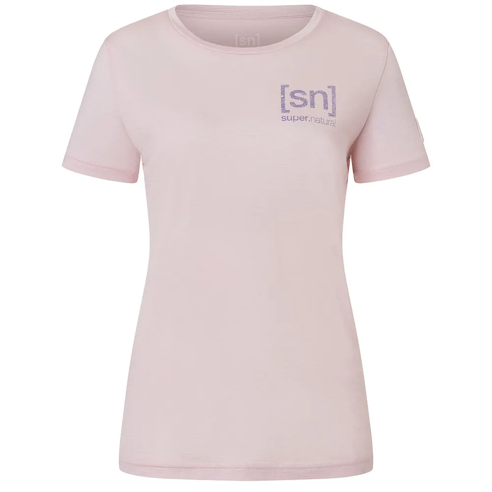 super.natural Logo Lines Bio Kurzarm-t-shirt