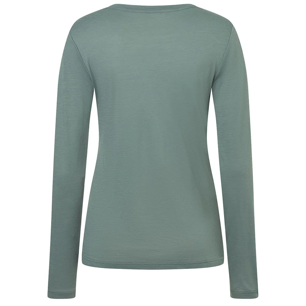 super.natural Mat Langarm-t-shirt, Balsam green / various super.natural Mat Langarm-t-shirt, Balsam green / various