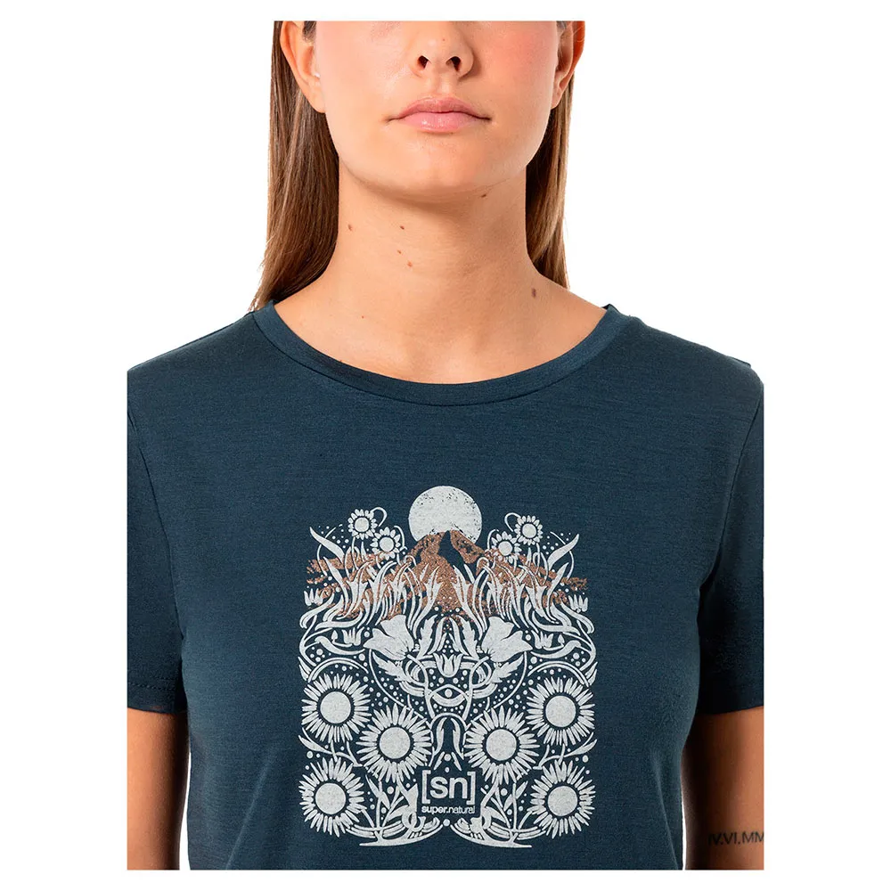 super.natural Mount Flower Bio Kurzarm-t-shirt