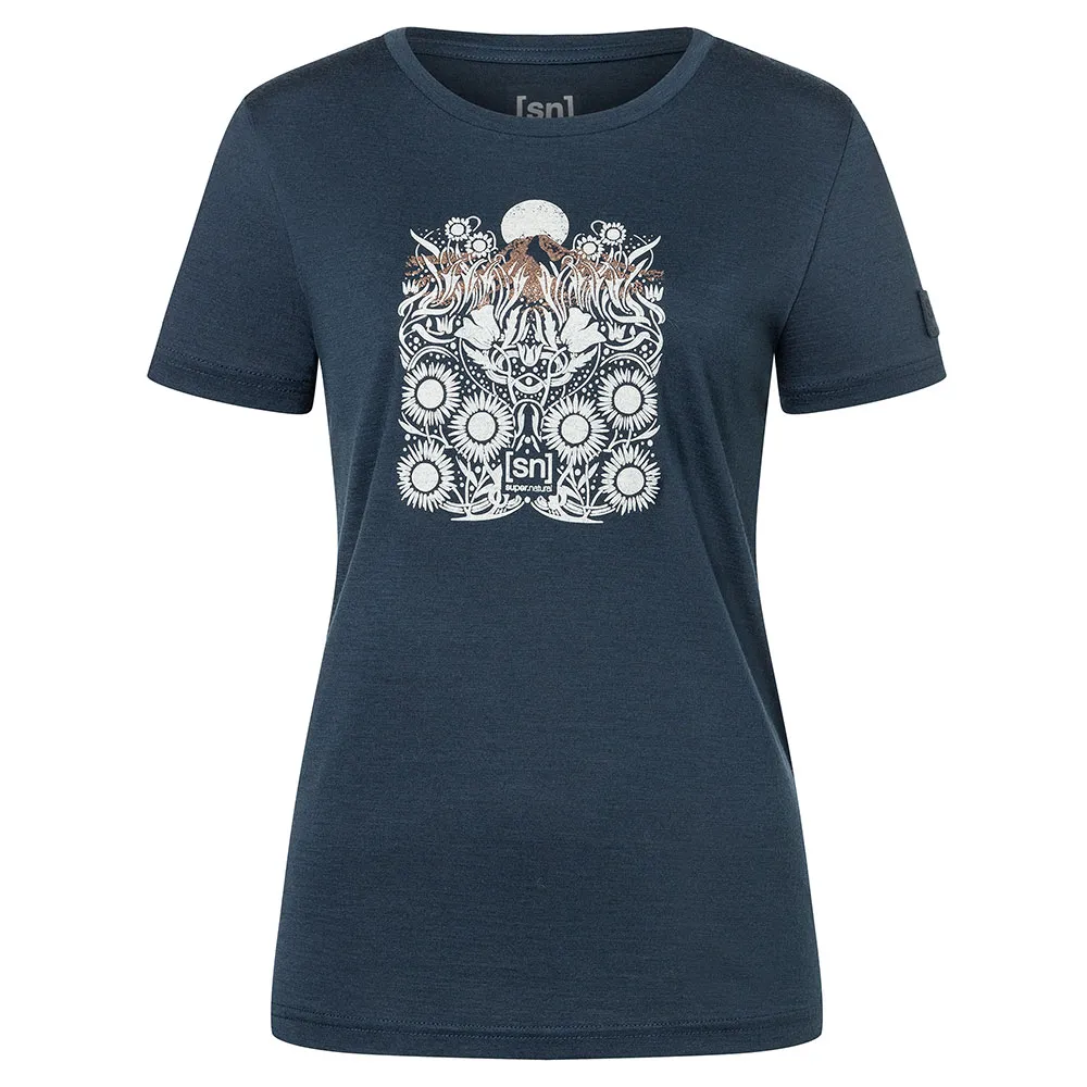 super.natural Mount Flower Bio Kurzarm-t-shirt