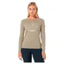 super.natural Mountain Mandala Tree Langarm-t-shirt, Fallen rock / feather grey / copper