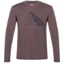 super.natural Mountain Rise Langarm-t-shirt, Raisin / blueberry
