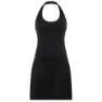 super.natural Neckholder Kleid, Jet black