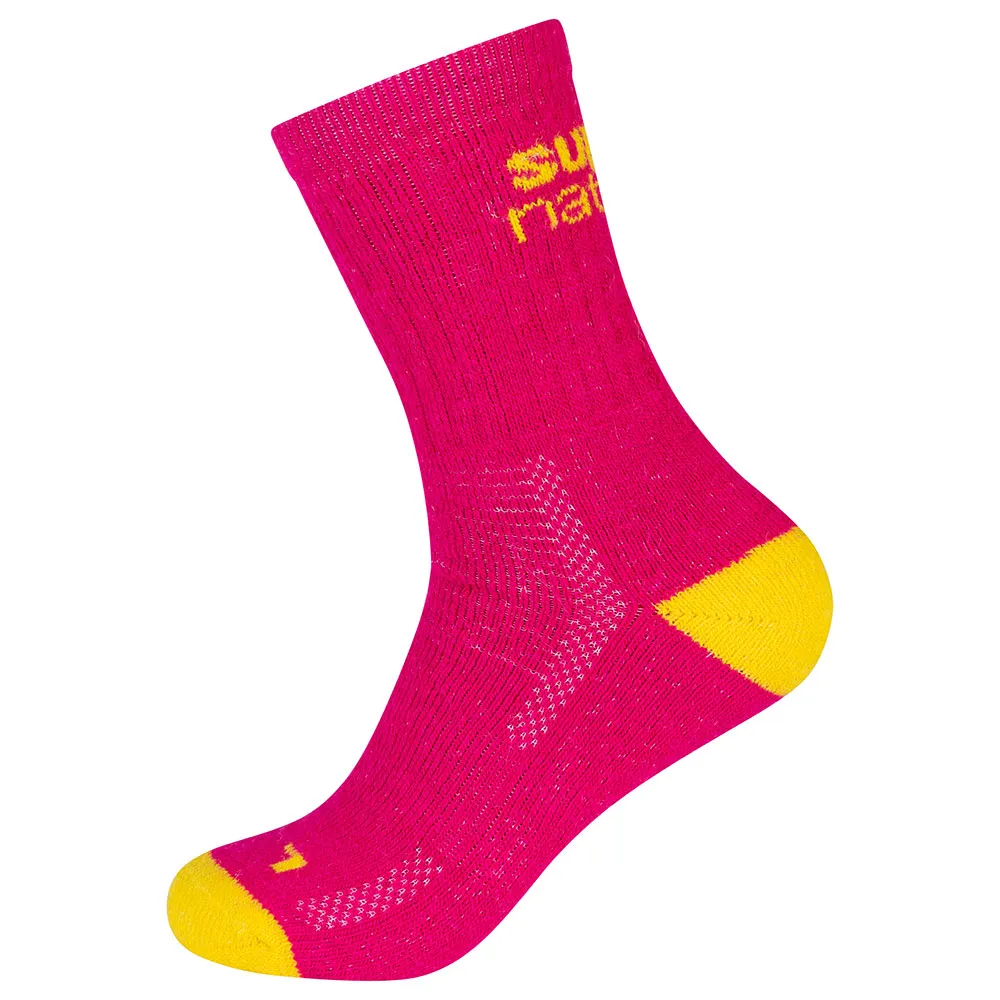 super.natural Sn Cosy Lange Socken 2 Paare, Fuchsia red / illuminating super.natural Sn Cosy Lange Socken 2 Paare, Fuchsia red / illuminating