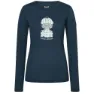 super.natural Snow Cat Langarm-t-shirt, Blueberry / various