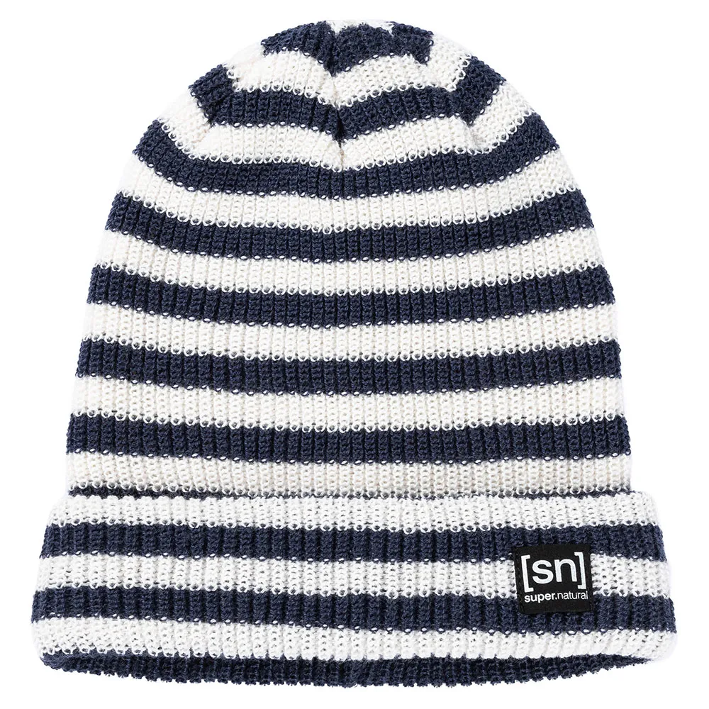super.natural Stripe Mütze, Fresh white / navy stripe super.natural Stripe Mütze, Fresh white / navy stripe