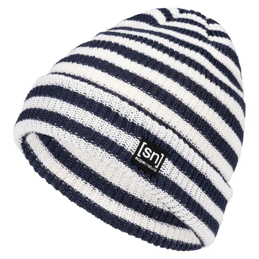 super.natural Stripe Mütze, Fresh white / navy stripe super.natural Stripe Mütze, Fresh white / navy stripe
