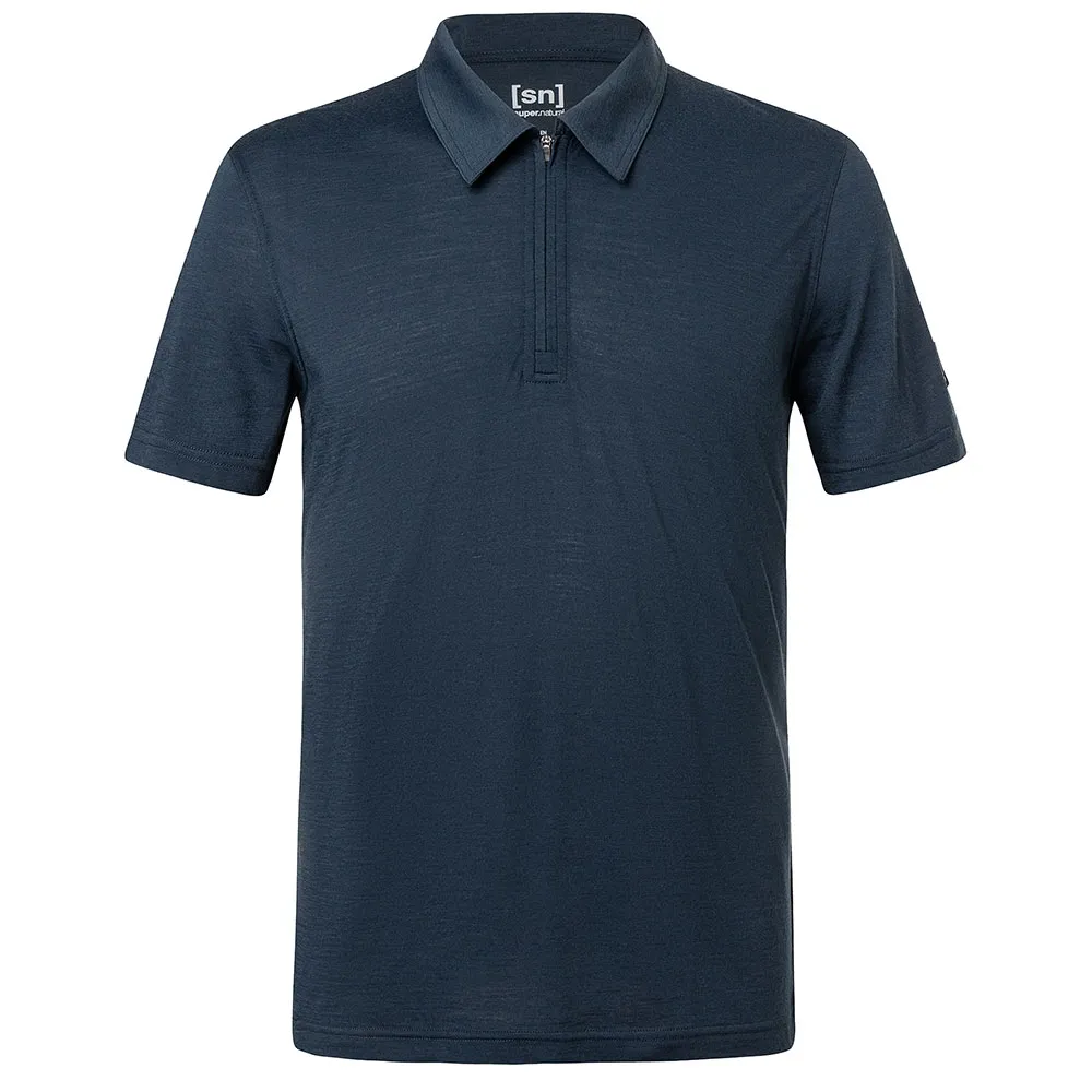 super.natural Zip Kurzarm-poloshirt super.natural Zip Kurzarm-poloshirt