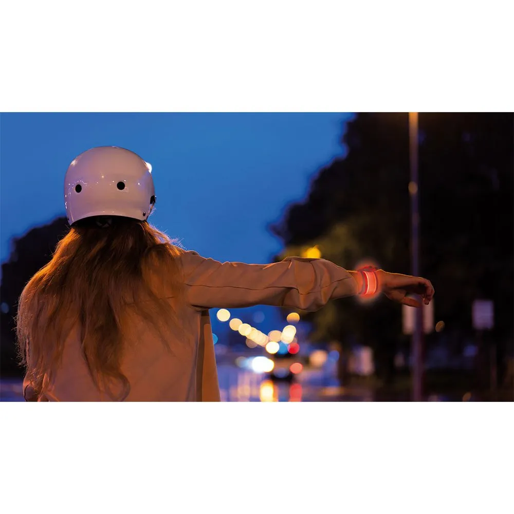 SuperB Einzelnes Fahrradarmband Mit Rückspiegel Und Blinker, Orange, One Size SuperB Einzelnes Fahrradarmband Mit Rückspiegel Und Blinker, Orange, One Size