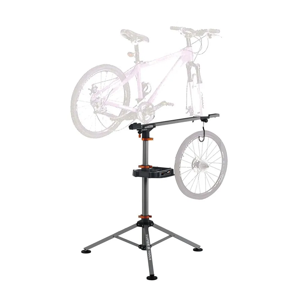 SuperB Professional Adjustable Kickstand Werkbank, Black, One Size SuperB Professional Adjustable Kickstand Werkbank, Black, One Size
