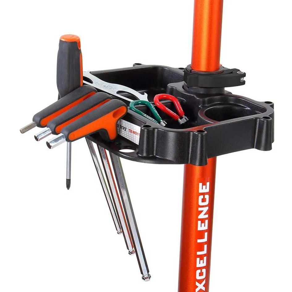 SuperB Professional Fahrradmontageständer, Orange / black, One Size SuperB Professional Fahrradmontageständer, Orange / black, One Size