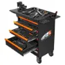 SuperB Professional Werkzeugwagen, Black / orange, One Size