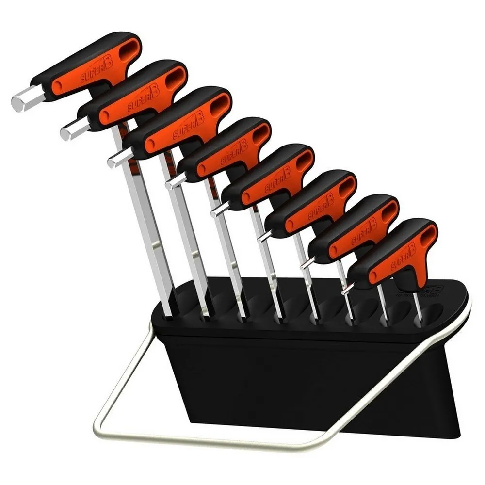 SuperB T/l Sechskant-griff-set, Silver / black / orange, One Size SuperB T/l Sechskant-griff-set, Silver / black / orange, One Size