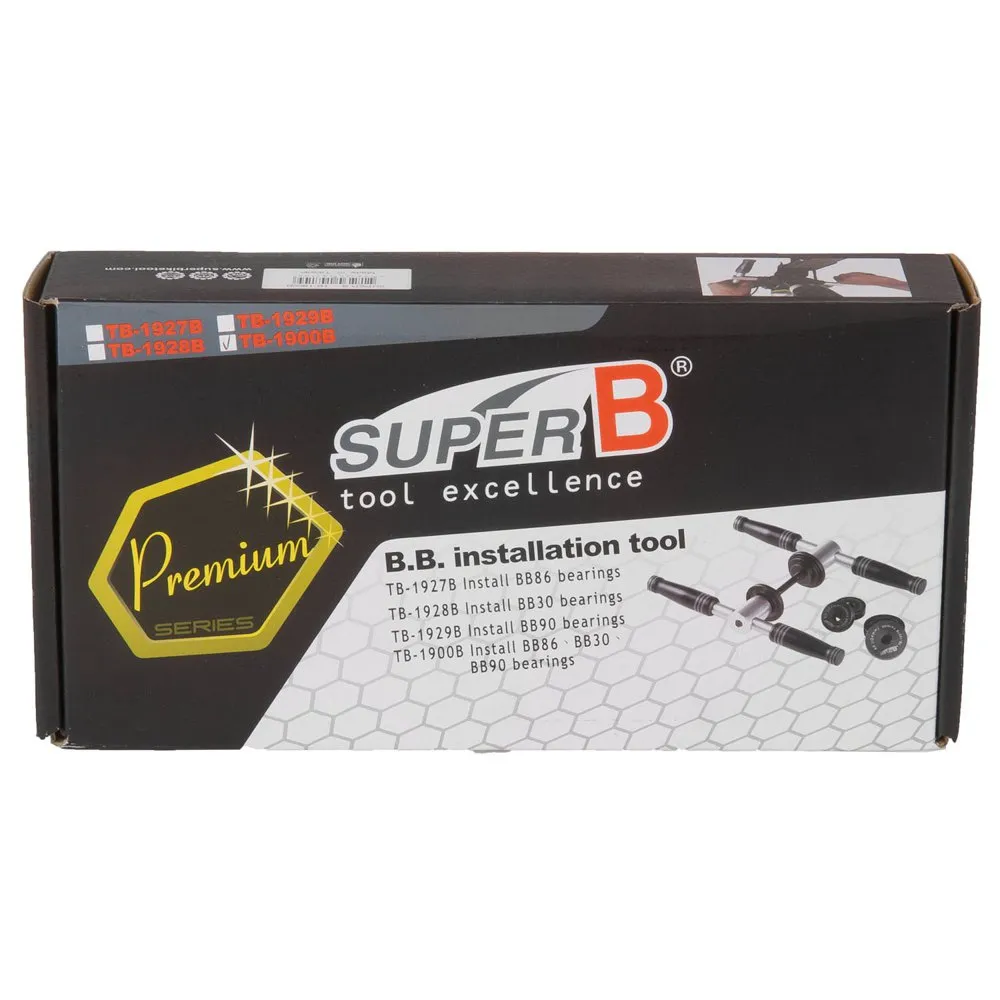SuperB Tb-1900b Bottom Bracket Press In Werkzeug, Silver / black, One Size SuperB Tb-1900b Bottom Bracket Press In Werkzeug, Silver / black, One Size