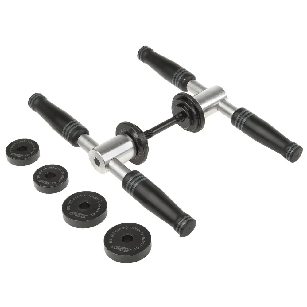 SuperB Tb-1900b Bottom Bracket Press In Werkzeug, Silver / black, One Size SuperB Tb-1900b Bottom Bracket Press In Werkzeug, Silver / black, One Size