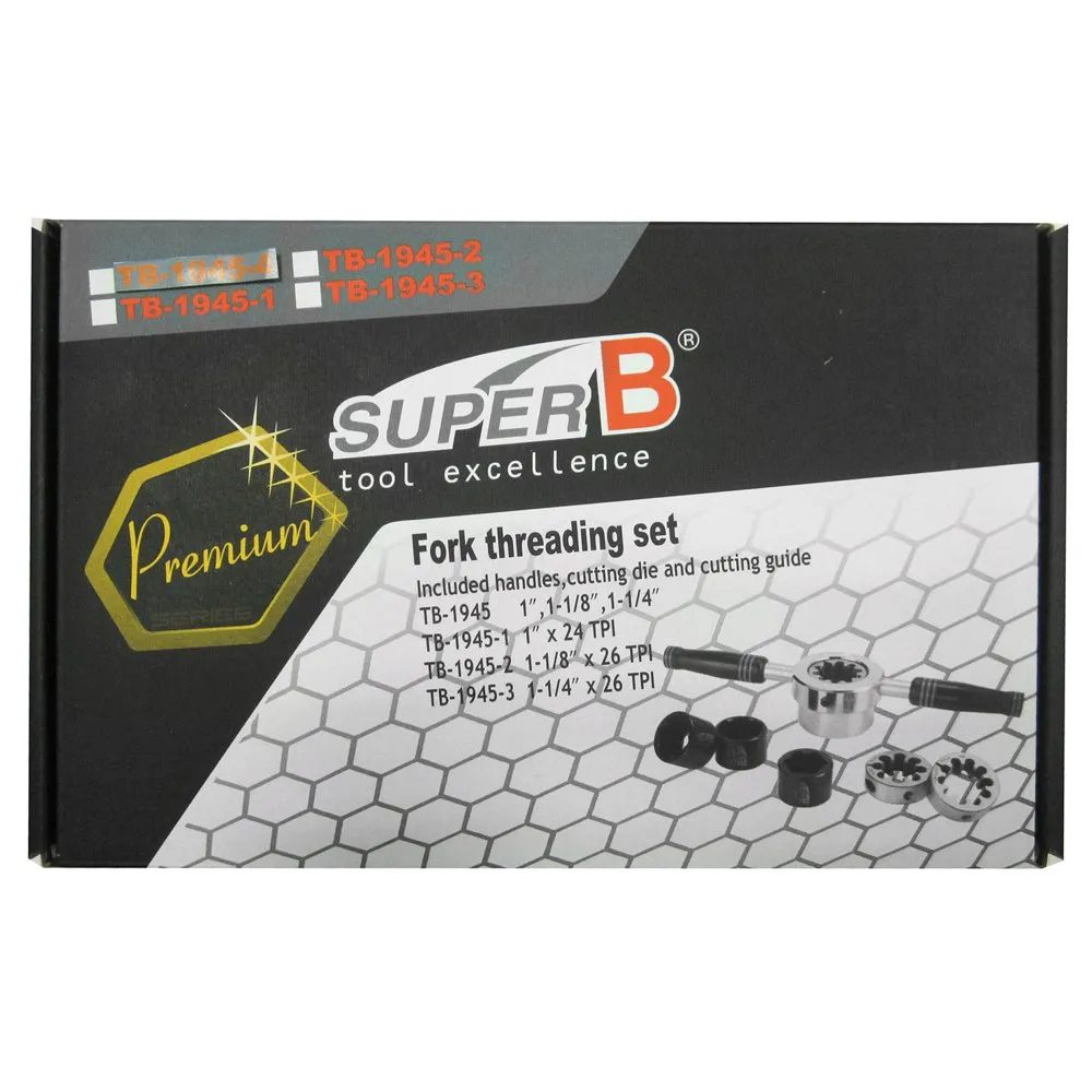 SuperB Tb-19454 Gabelwellengewinde, Black / silver, One Size SuperB Tb-19454 Gabelwellengewinde, Black / silver, One Size