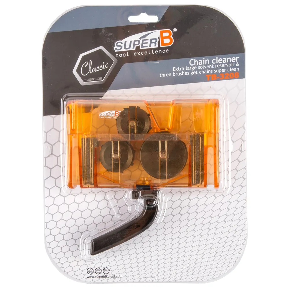 SuperB Tb-3208 Kettenreiniger, Orange, One Size