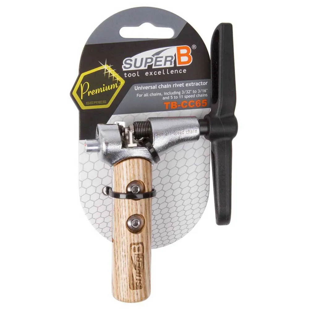 SuperB Tb-cc 65 Universal Kettennietenzieher, Brown / silver / black, One Size SuperB Tb-cc 65 Universal Kettennietenzieher, Brown / silver / black, One Size