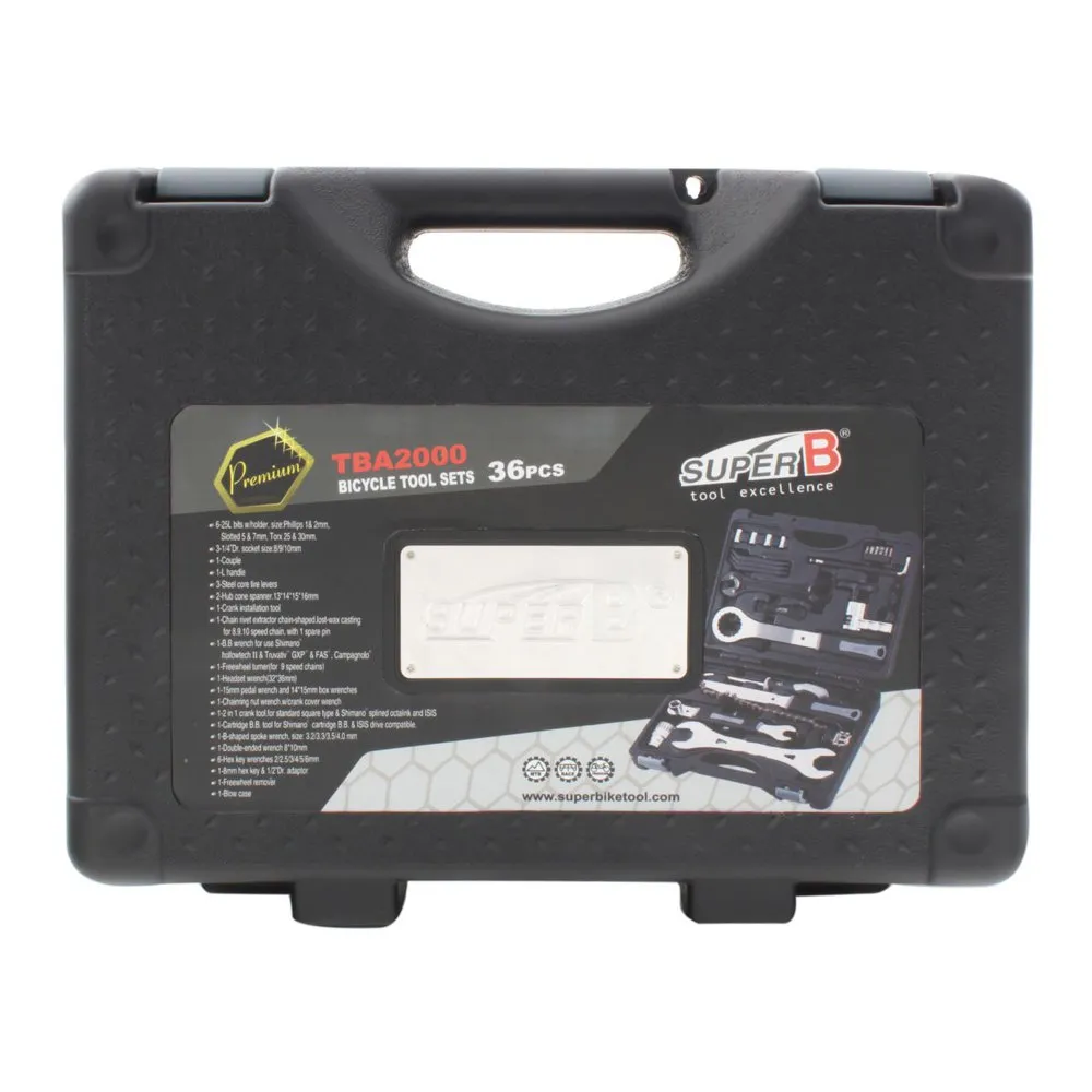 SuperB Tba 2000 Tool Case Werkzeugkasten, Black, One Size SuperB Tba 2000 Tool Case Werkzeugkasten, Black, One Size