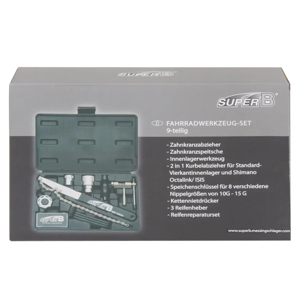 SuperB Tool Case Werkzeugkasten, Black, One Size SuperB Tool Case Werkzeugkasten, Black, One Size