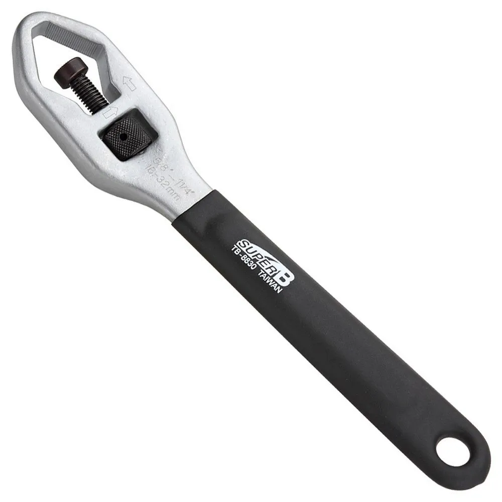 SuperB Universal Geschlossener Schraubenschlüssel, Black / silver, One Size SuperB Universal Geschlossener Schraubenschlüssel, Black / silver, One Size