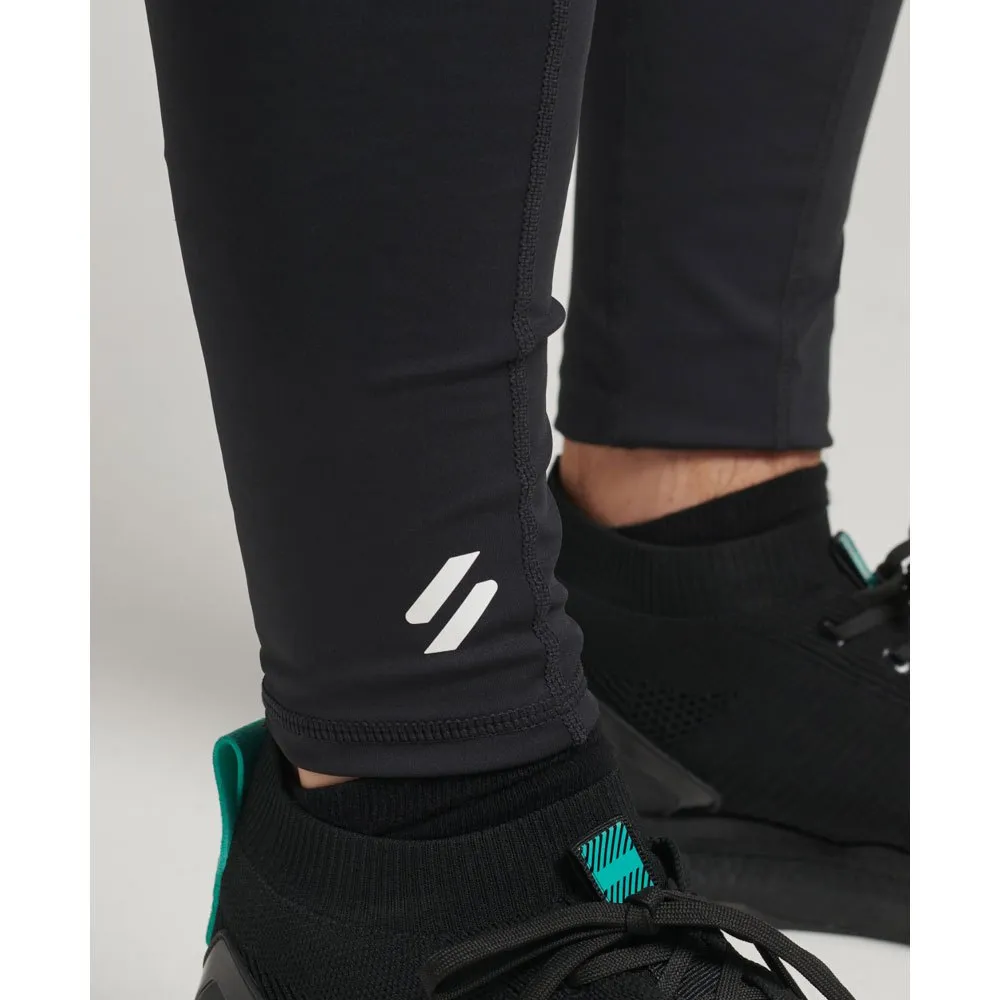 Superdry Core Full Length Leggings male, Black Superdry Core Full Length Leggings male, Black