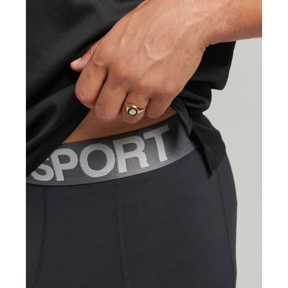Superdry Core Full Length Leggings male, Black Superdry Core Full Length Leggings male, Black