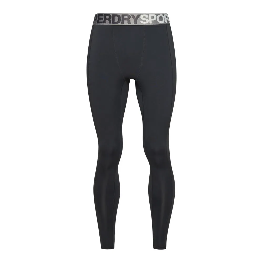 Superdry Core Full Length Leggings male, Black Superdry Core Full Length Leggings male, Black